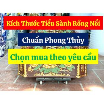 Kích Thước Tiểu Sành Rồng Nổi Chuẩn, chọn mua theo yêu cầu