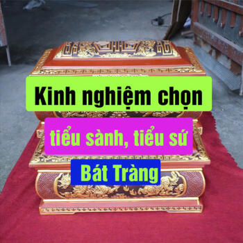 Kinh nghiệm chọn mua tiểu sành, tiểu sứ, tiểu quách gốm sứ Bát Tràng