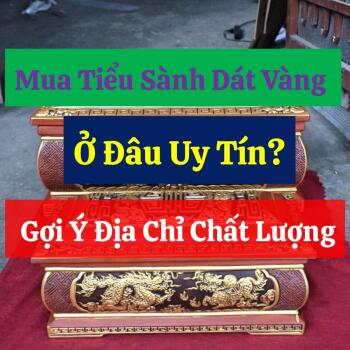 Mua Tiểu Sành Dát Vàng Ở Đâu Uy Tín? Gợi Ý Địa Chỉ Chất Lượng