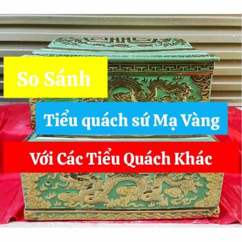 So Sánh Tiểu quách sứ Mạ Vàng Với Các Loại Tiểu Quách Khác