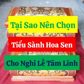 Tại Sao Nên Chọn Tiểu Sành Hoa Sen Cho Nghi Lễ Tâm Linh