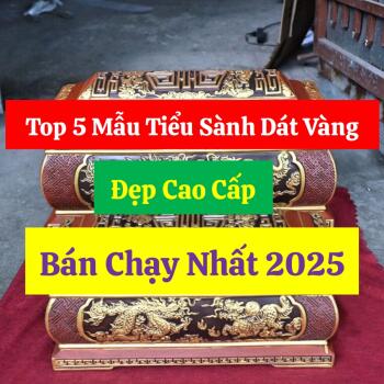 Top 5 Mẫu Tiểu Sành Dát Vàng Cao Cấp Bán Chạy Nhất 2025