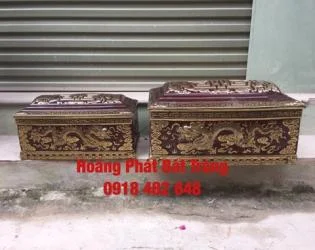 Bảng màu quách tiểu - hũ đựng tro cốt tại Gốm sứ Hoàng Phát Bát Tràng