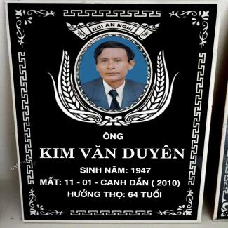 Bia mộ sứ có ảnh cho người theo đạo thiên chúa giáo BM05